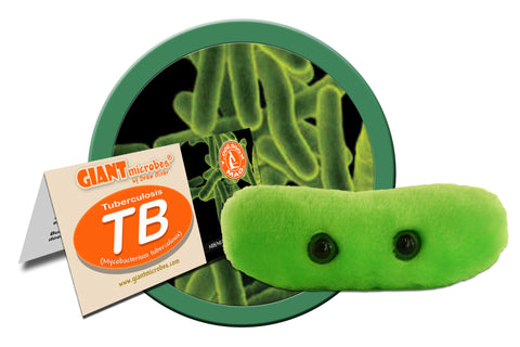 TB (Mycobacterium Tuberculosis) - GIANTmicrobes® Plush Toy Default Title - LabRatGifts - 1