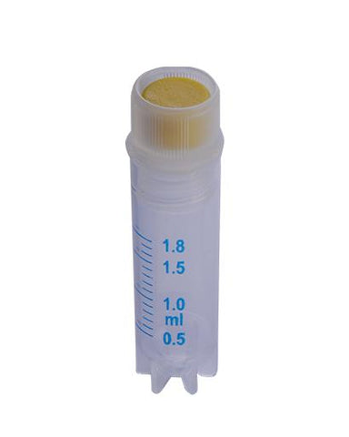 Abdos Yellow Cryo Coders, HDPE, for External and Internal Threaded Vial Identification, 100/CS