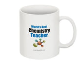 "World's Best Chemistry Teacher" - Mug  - LabRatGifts - 2