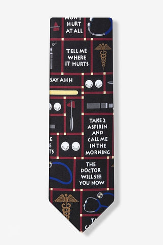 Doctor Sayings Tie  - LabRatGifts - 1