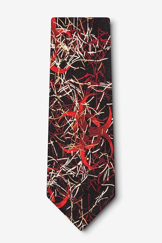 Infectious Awareables™ Anthrax Tie (red)  - LabRatGifts - 1