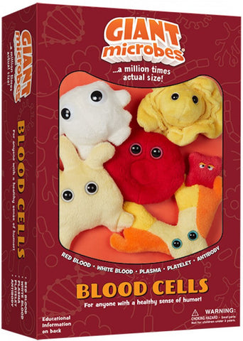 Blood Cells - GIANTmicrobes® Plush Toy Gift Box  - LabRatGifts - 1