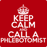 "Keep Calm and Call A Phlebotomist" (white) - Men's T-Shirt  - LabRatGifts - 12