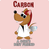 "Carbon, A Girls Best Friend" - Women's T-Shirt  - LabRatGifts - 6