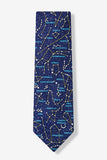 Connect The Dots Constellation Tie Blue - LabRatGifts - 4