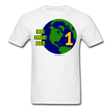 "We Only Get 1 Earth" - Men's T-Shirt - white