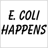 "E. Coli Happens" (black) - Men's T-Shirt  - LabRatGifts - 11
