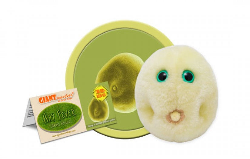 Hay Fever (Grass pollen) - GIANTmicrobes® Plush Toy  - LabRatGifts - 1