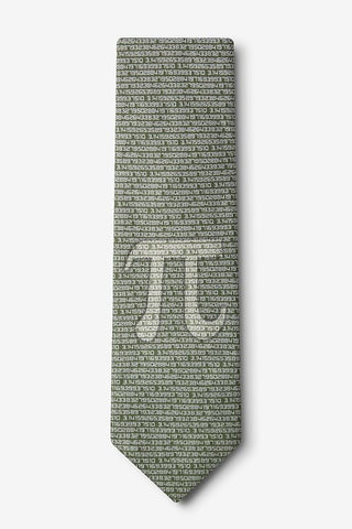 Pi To The 50th Decimal Tie  - LabRatGifts - 1