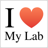 "I ♥ My Lab" (black) - Women's T-Shirt  - LabRatGifts - 11