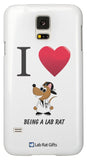 "I ♥ Being A Lab Rat" - Samsung Galaxy S5 Case Default Title - LabRatGifts - 2