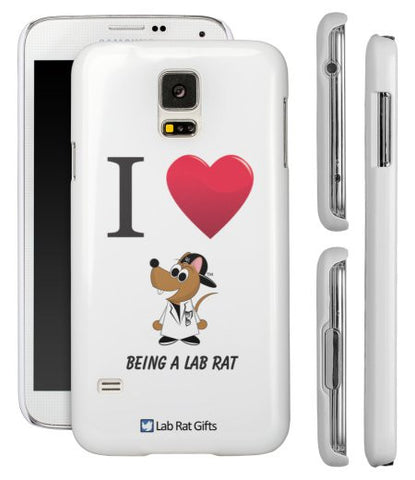 "I ♥ Being A Lab Rat" - Samsung Galaxy S5 Case  - LabRatGifts - 1