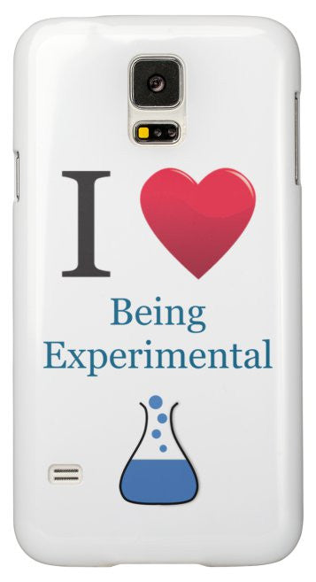 "I ♥ Being Experimental" - Samsung Galaxy S5 Case Default Title - LabRatGifts - 2