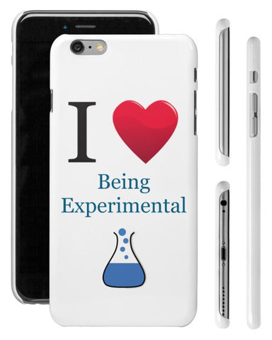 "I ♥ Being Experimental" - iPhone 6/6s Plus Case  - LabRatGifts - 1