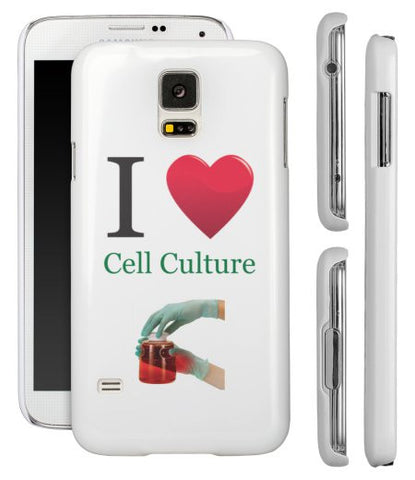 "I ♥ Cell Culture" - Samsung Galaxy S5 Case  - LabRatGifts - 1