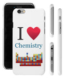 "I ♥ Chemistry" - iPhone 6/6s Case  - LabRatGifts - 1