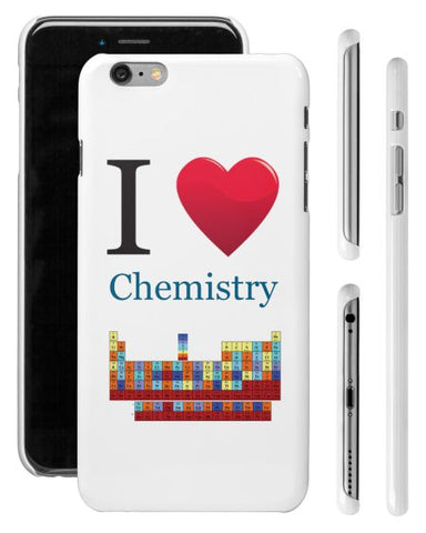 "I ♥ Chemistry" - iPhone 6/6s Plus Case  - LabRatGifts - 1