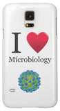 "I ♥ Microbiology" - Samsung Galaxy S5 Case Default Title - LabRatGifts - 2