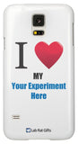 "I ♥ My (Your Experiment Here)" - Custom Samsung Galaxy S5 Case Default Title - LabRatGifts - 2