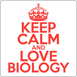 "Keep Calm and Love Biology" (red) - Men's T-Shirt  - LabRatGifts - 14