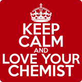 "Keep Calm and Love Your Chemist" (white) - Men's T-Shirt  - LabRatGifts - 12
