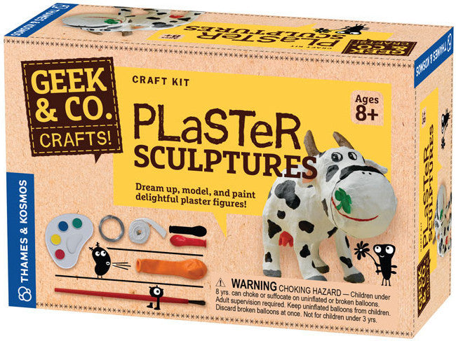 "Plaster Sculptures" - Craft Kit  - LabRatGifts - 1