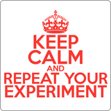 "Keep Calm and Repeat Your Experiment" (red) - Men's T-Shirt  - LabRatGifts - 14