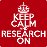 "Keep Calm and Research On" (white) - Men's T-Shirt  - LabRatGifts - 11