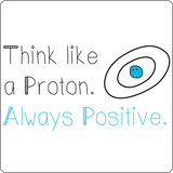 "Think like a Proton" (black) - Women's T-Shirt  - LabRatGifts - 10