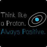 "Think like a Proton" (white) - Men's T-Shirt  - LabRatGifts - 9