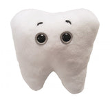 Tooth (Molar) Plush Toy with Zippered Pocket by Giantmicrobes