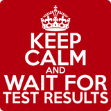 "Keep Calm and Wait for Test Results" (white) - Men's T-Shirt  - LabRatGifts - 11